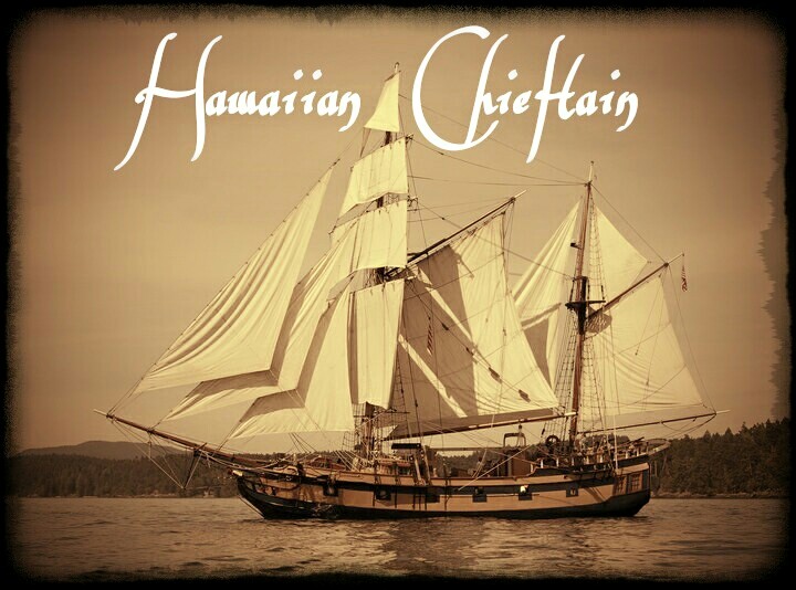 hawaiian cheiftan ship pirate sailing history historical devine marie